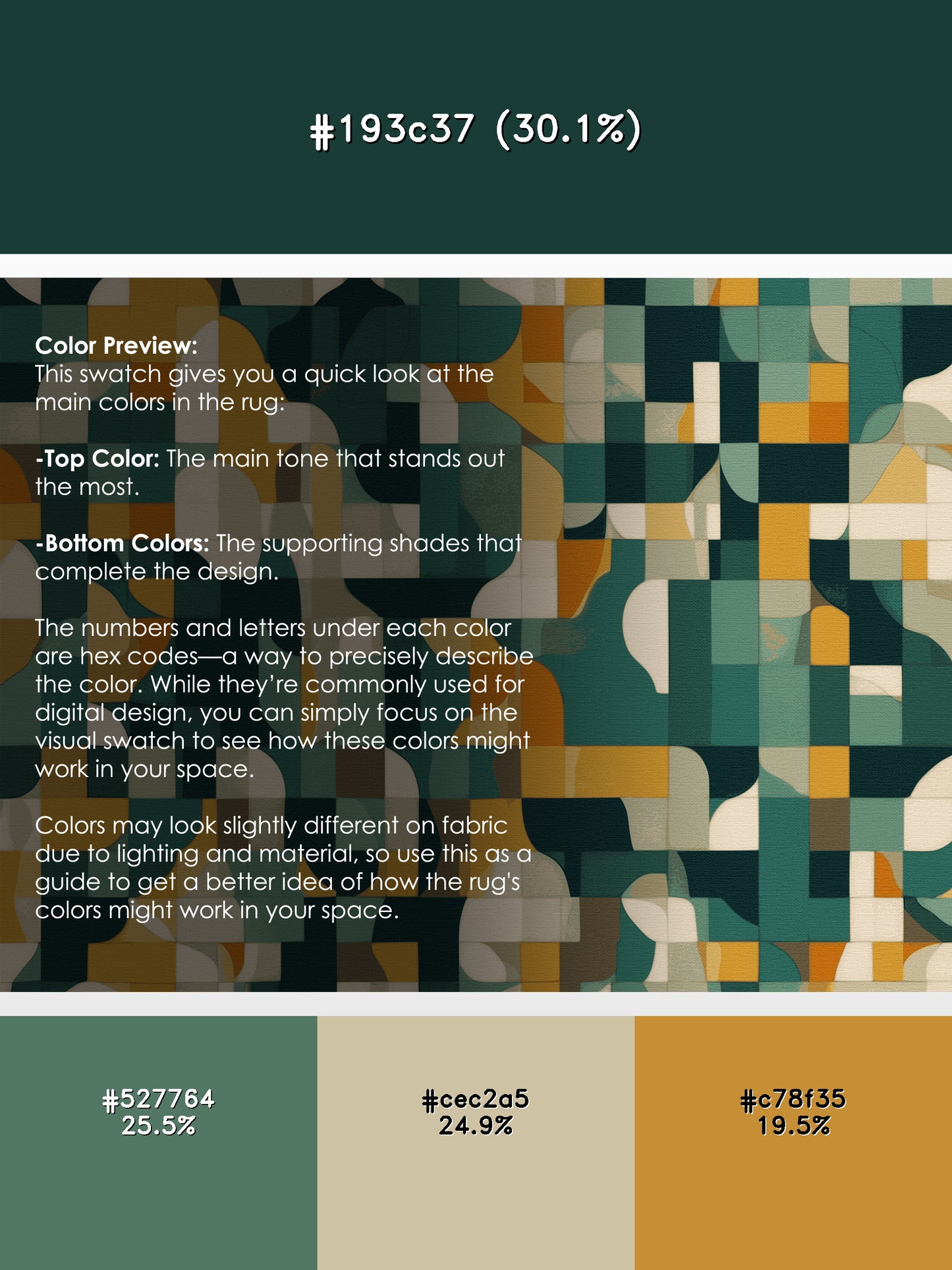Schematic Lands Rug