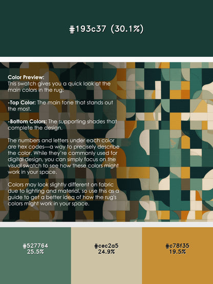 Schematic Lands Rug