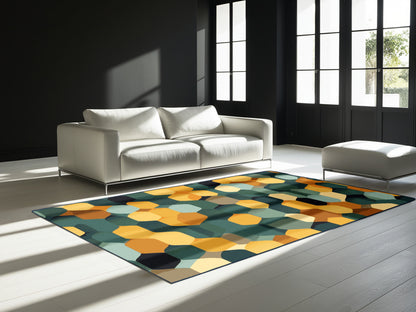 Grid Harmony Rug