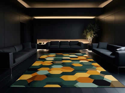 Grid Harmony Rug