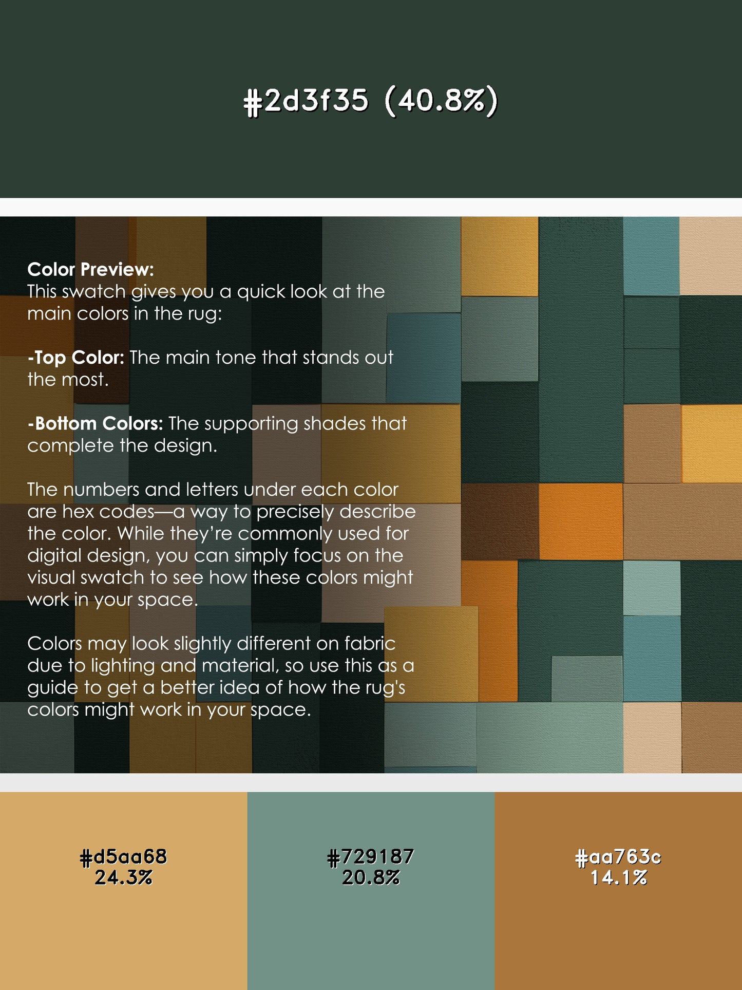TerraFormed Blocks Rug