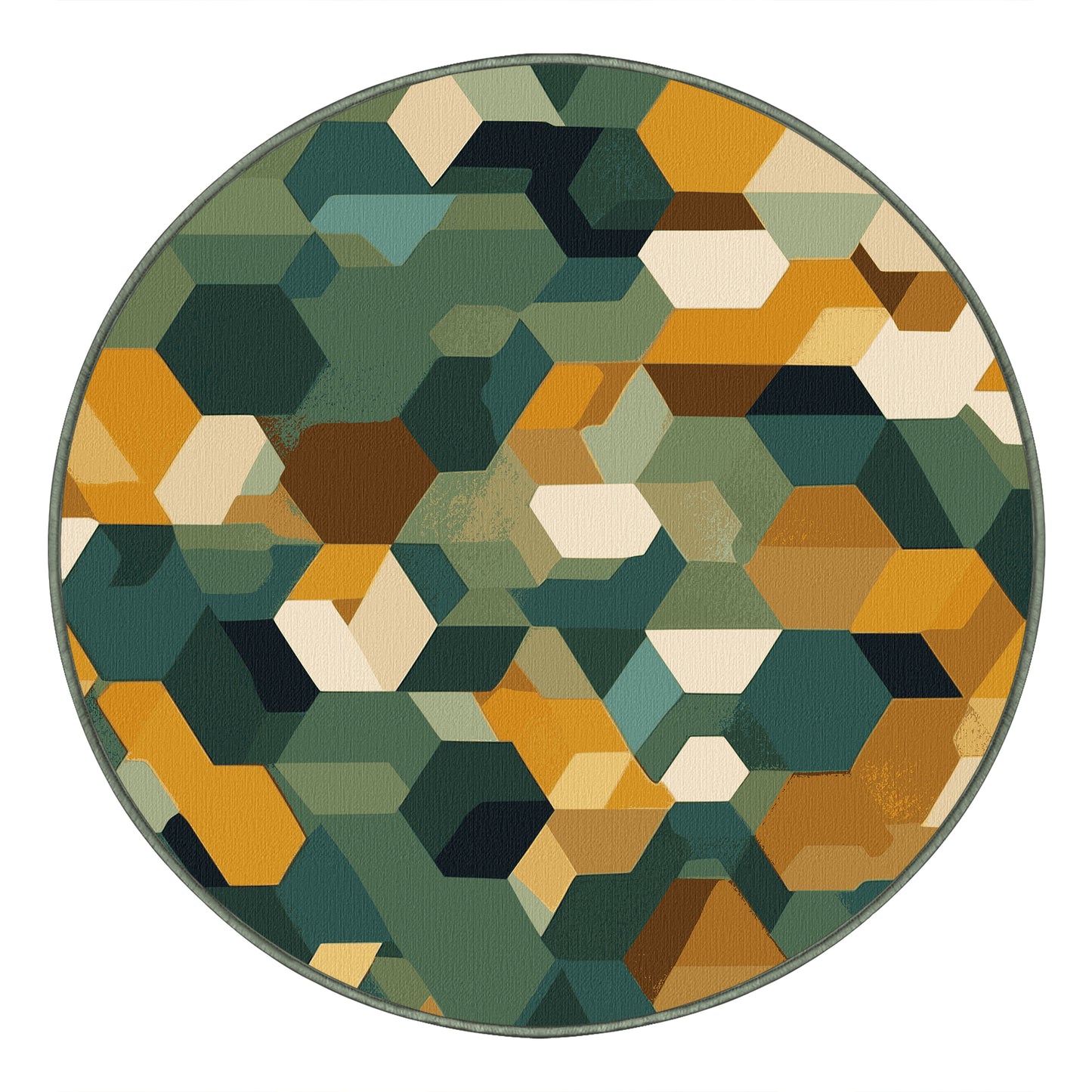 Earth Motif Matrix Rug