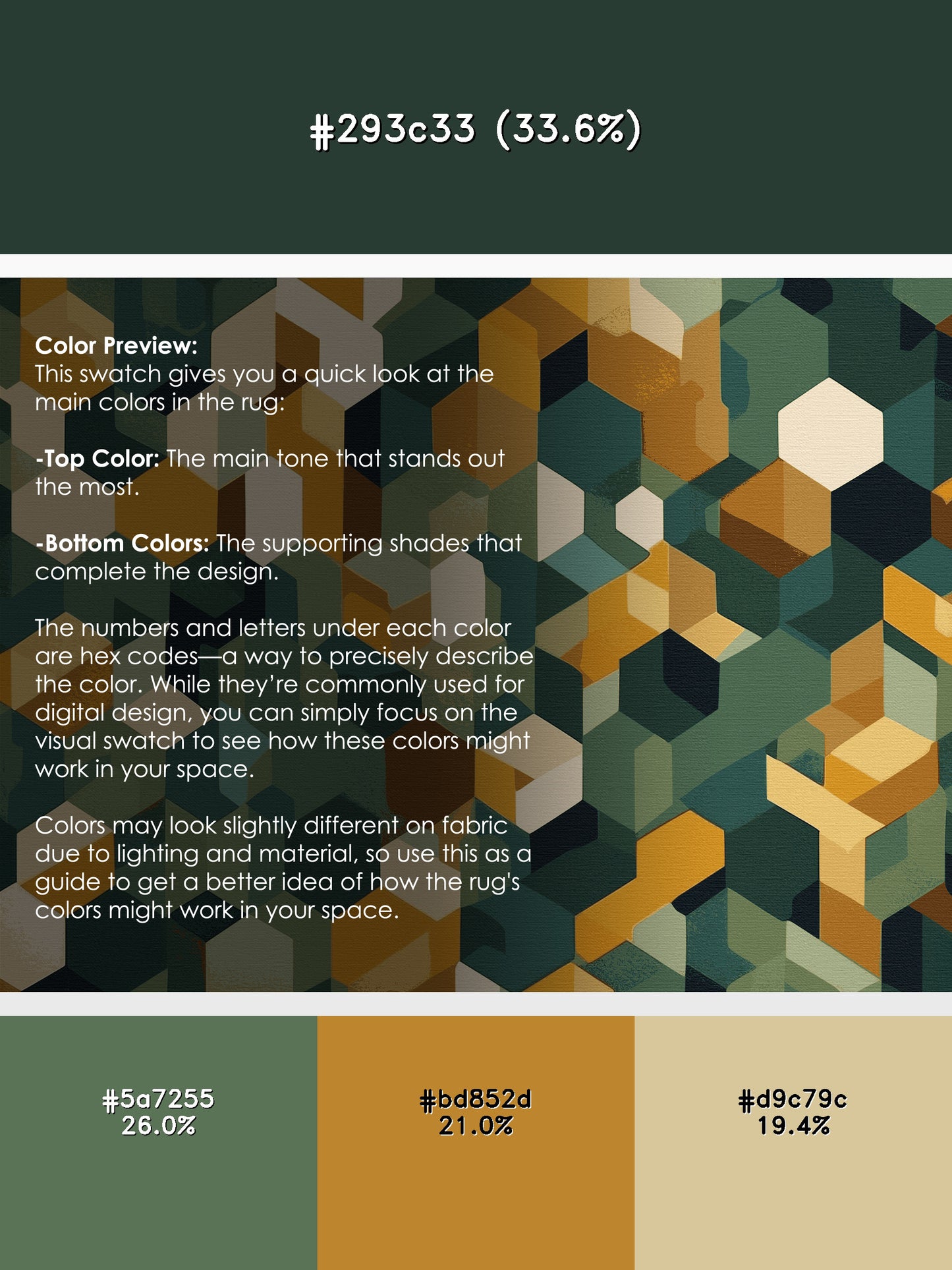 Earth Motif Matrix Rug