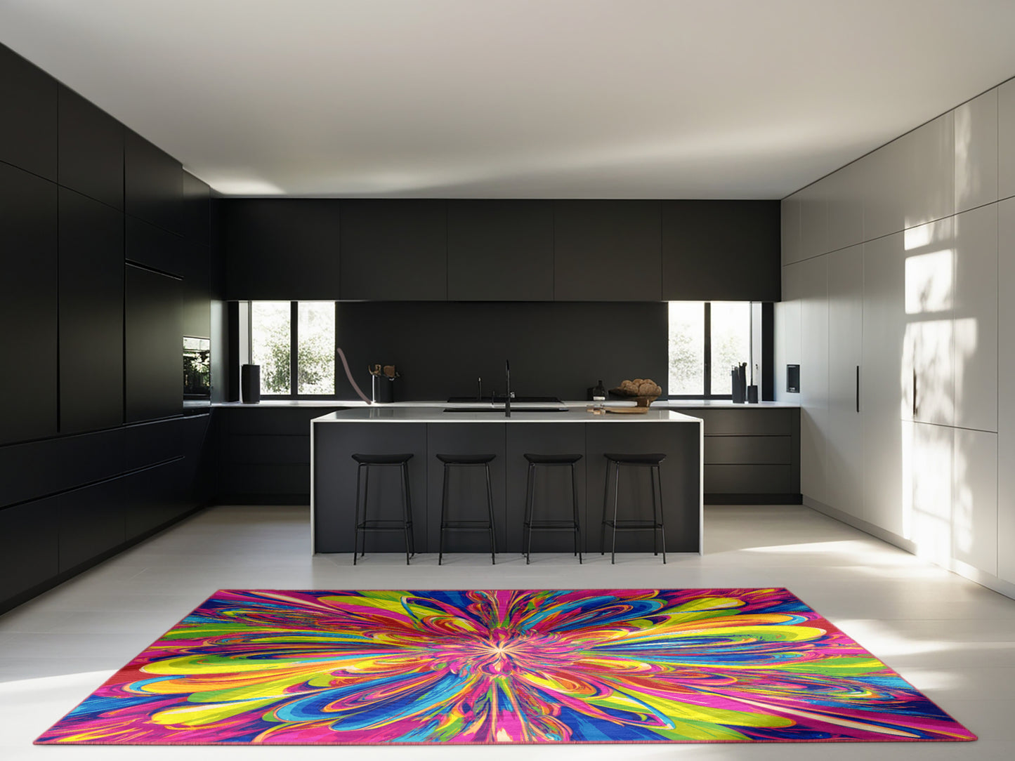 Spectrum Swirl Rug