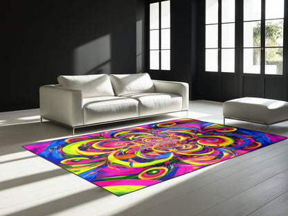 Kaleidoscope Burst Rug