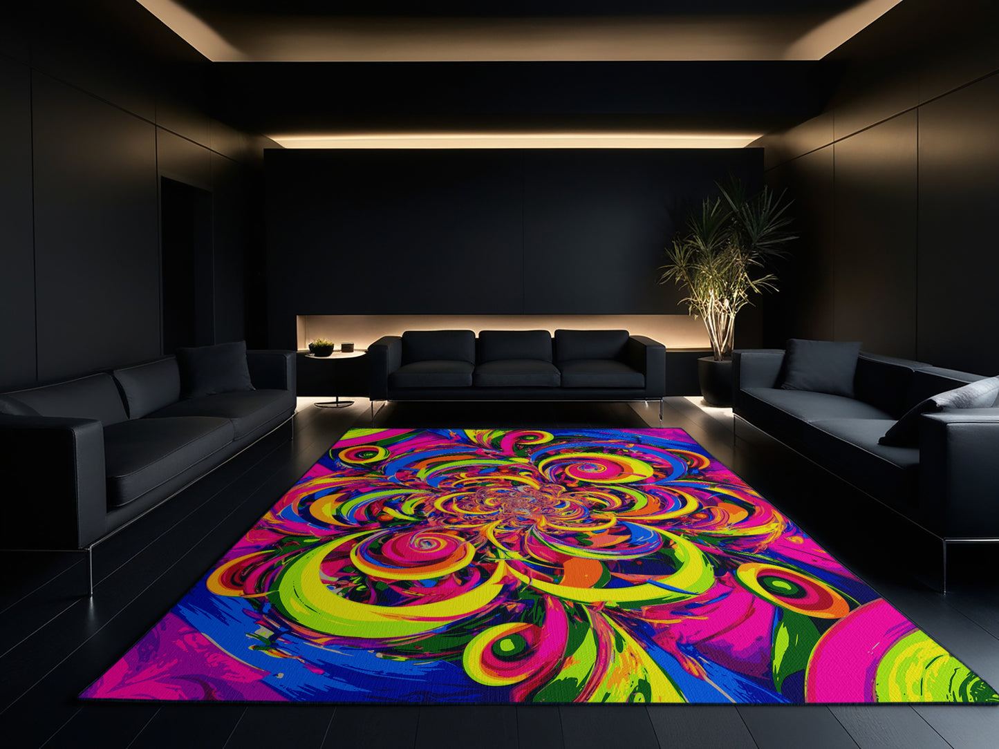 Kaleidoscope Burst Rug