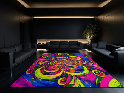 Kaleidoscope Burst Rug