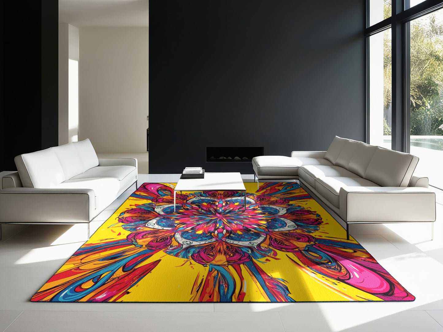 Chromatic Chaos Rug