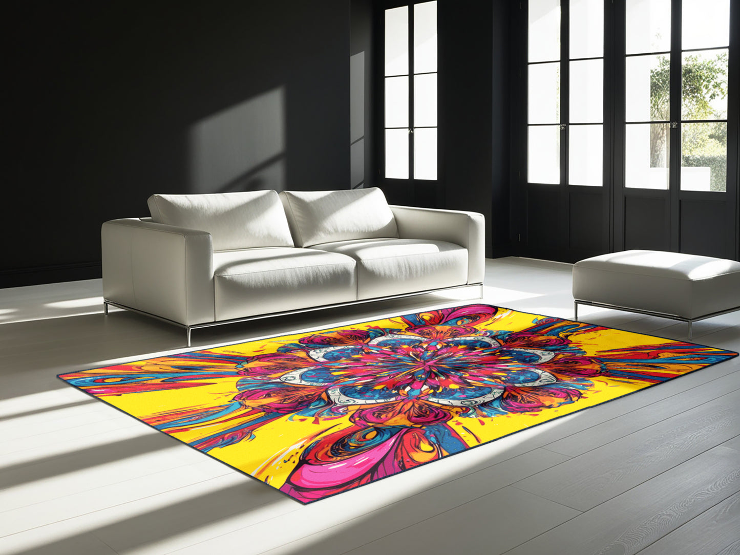 Chromatic Chaos Rug