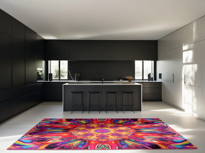 Neon Reverie Rug