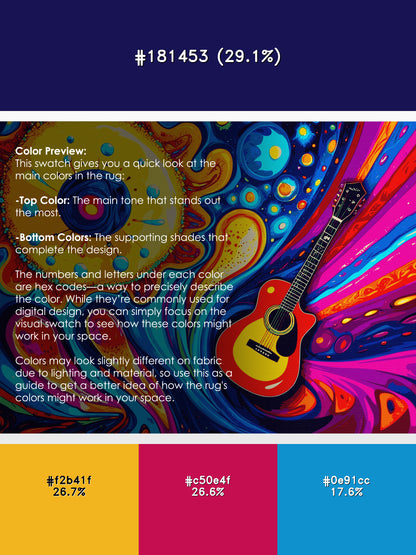 Rainbow Reverberation Rug