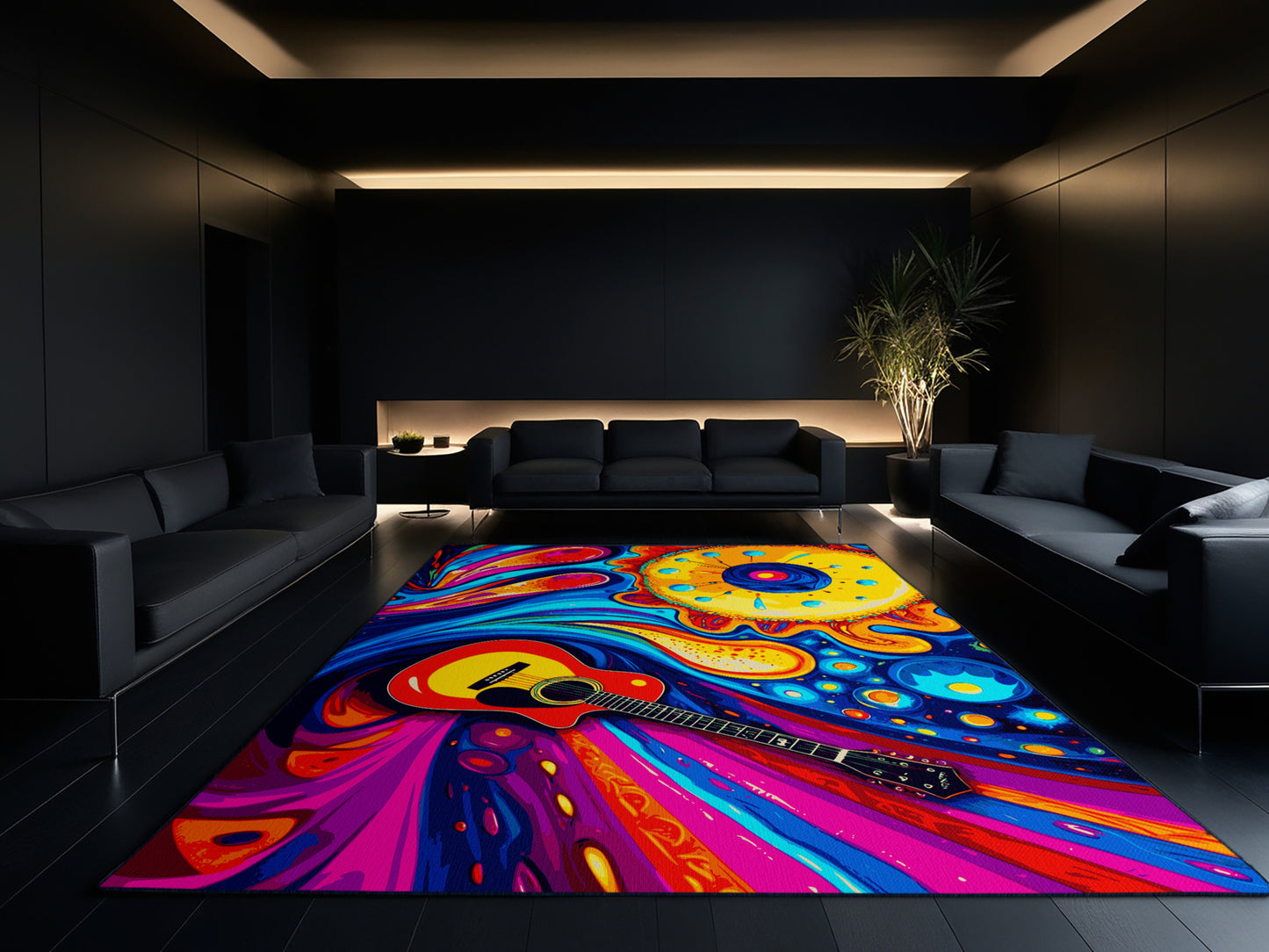 Rainbow Reverberation Rug