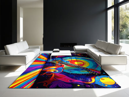 Abstract Inferno Rug