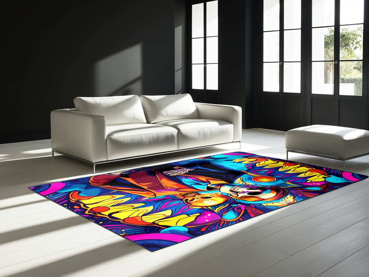 Spectrum Splatter Rug