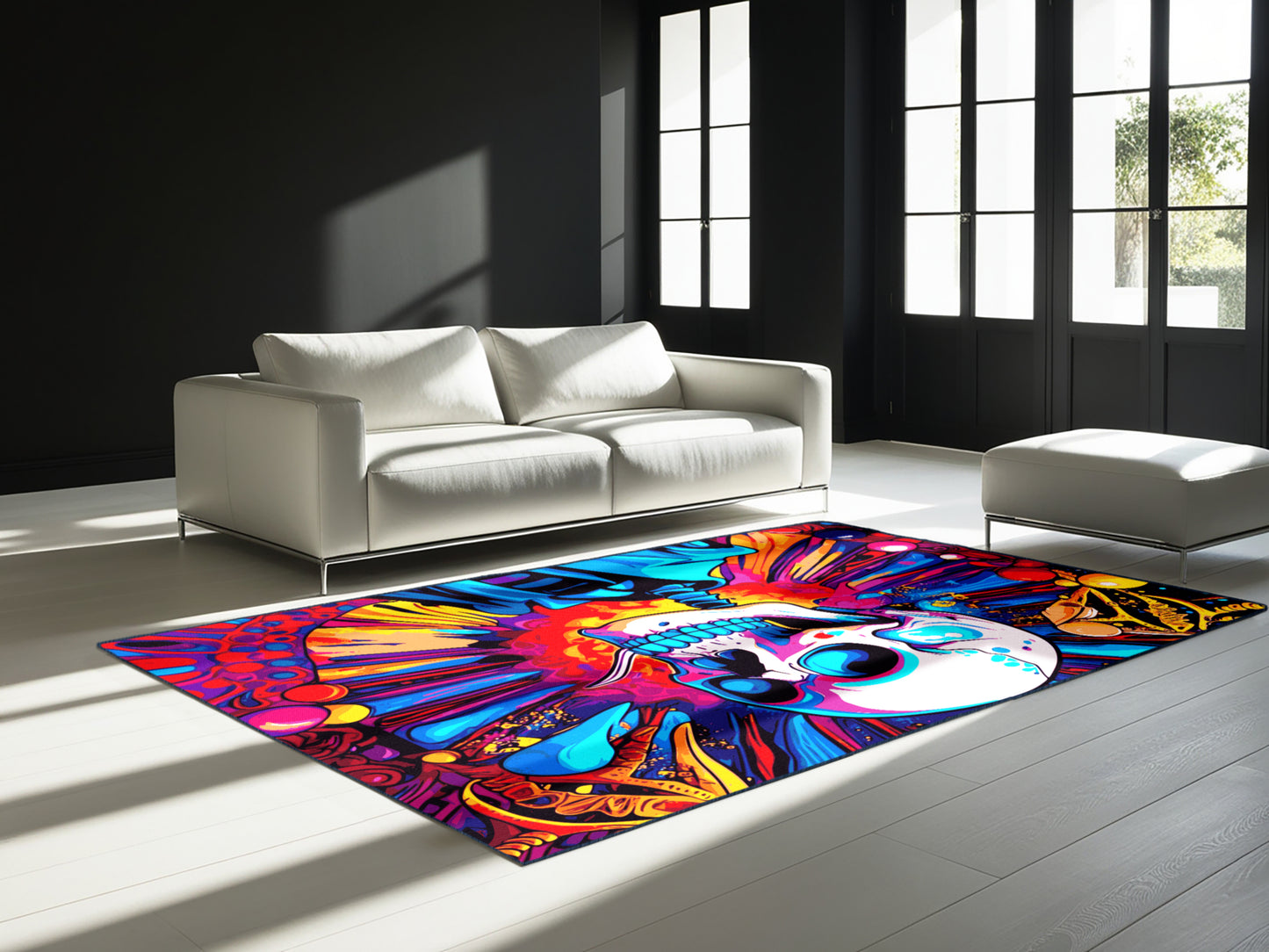 Color Cyclone Rug