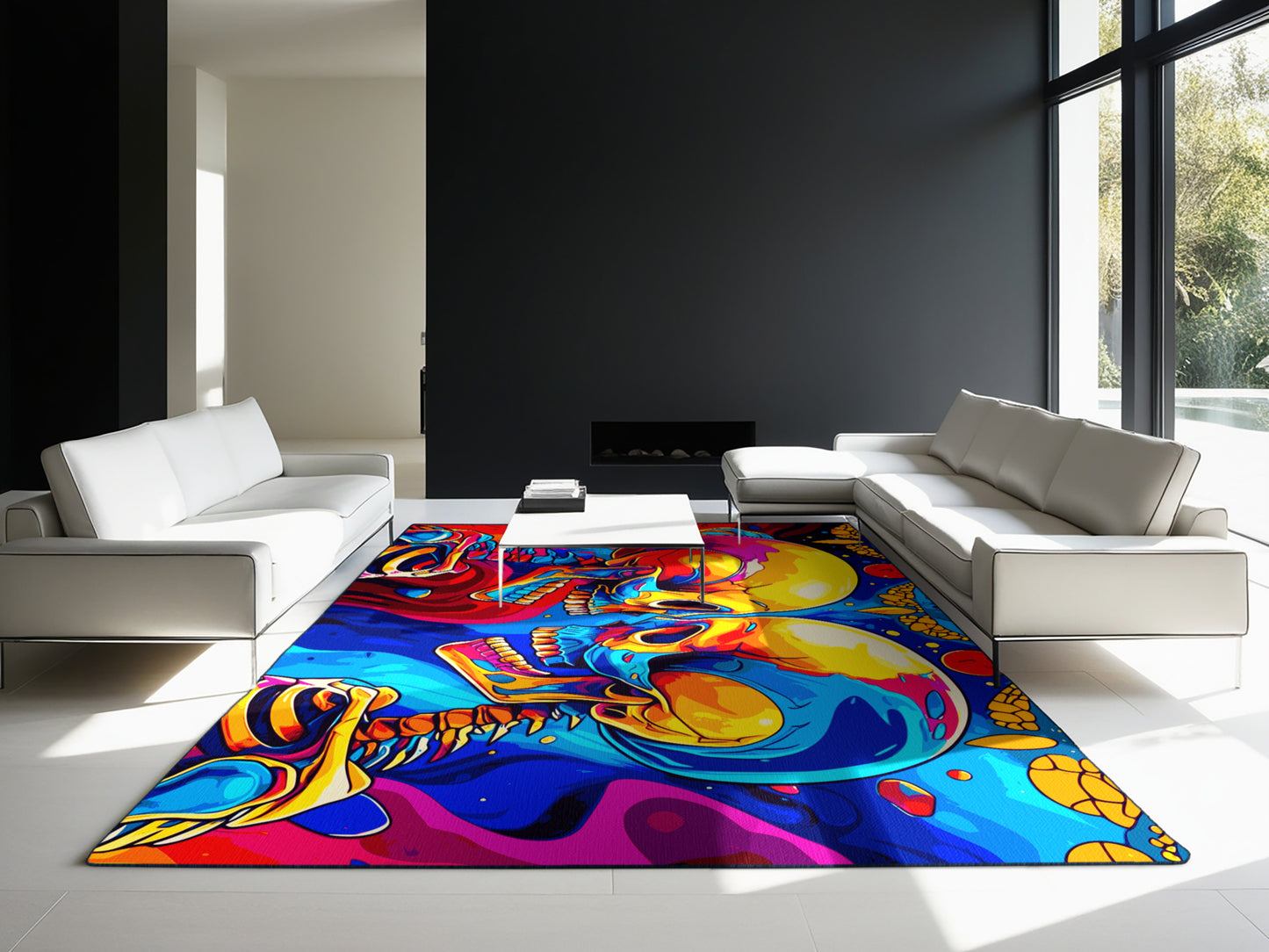 Optical Glow Rug