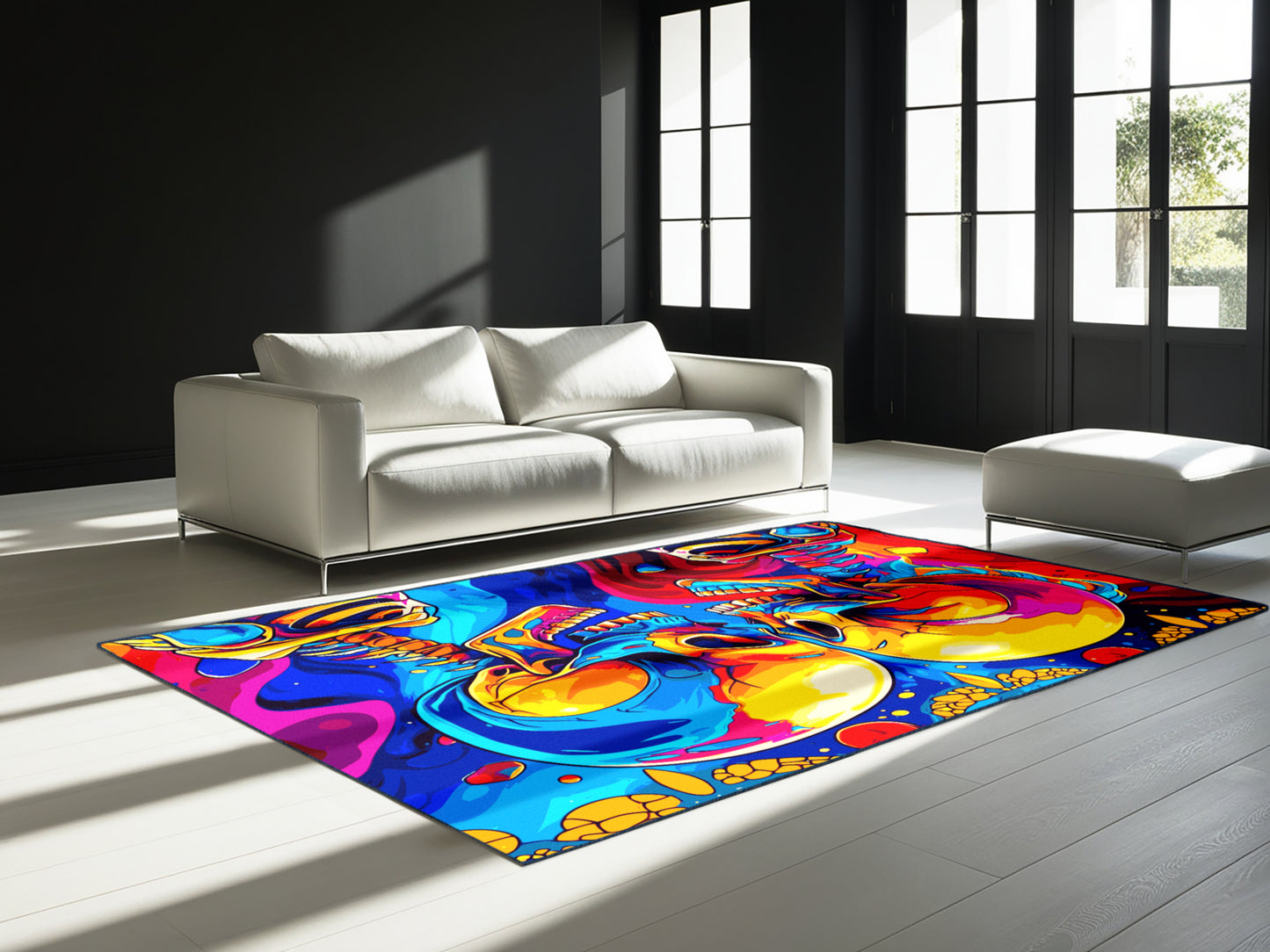 Optical Glow Rug