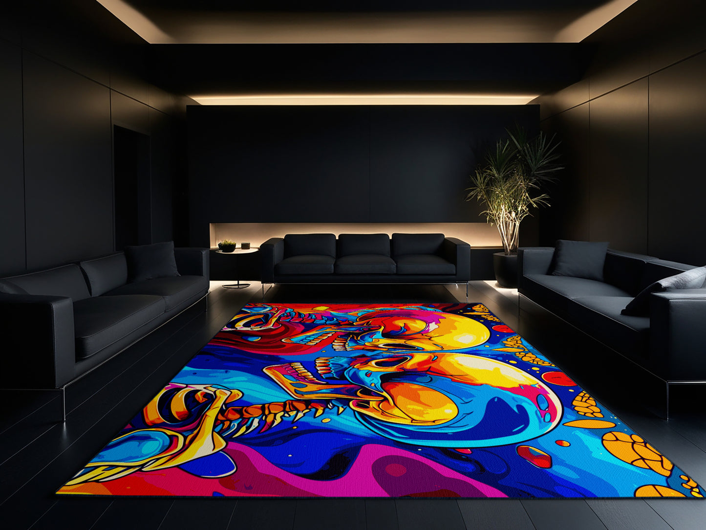 Optical Glow Rug