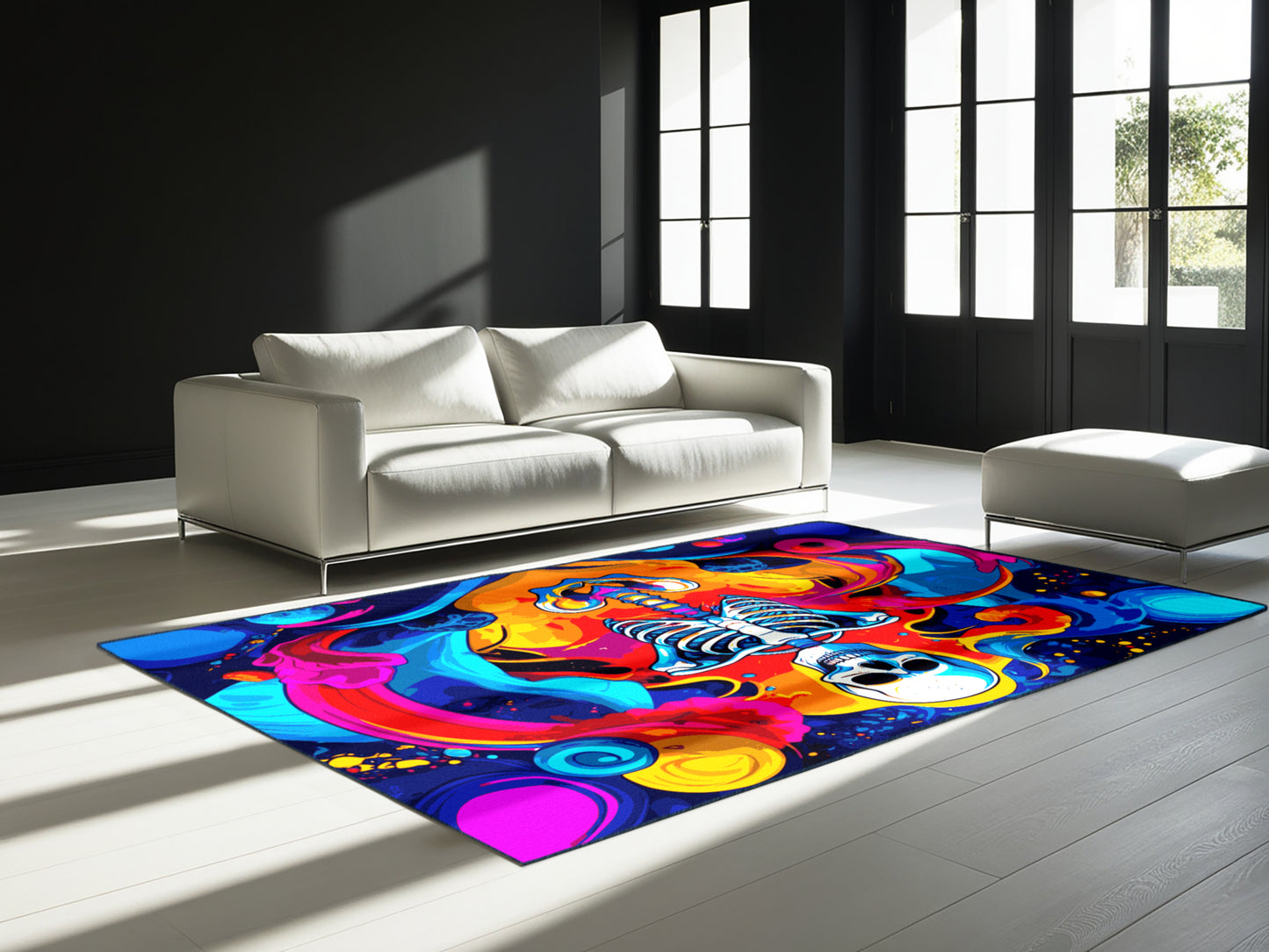 Fractal Glow Rug