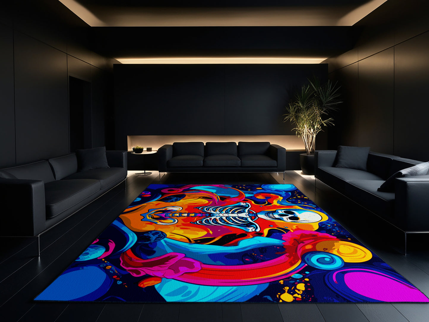 Fractal Glow Rug