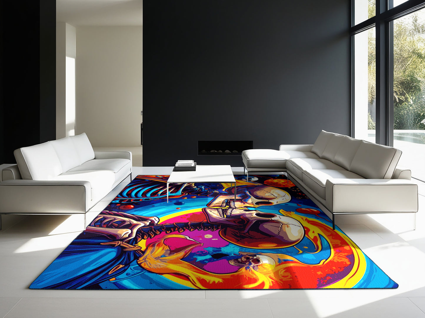 Neon Eruption Rug