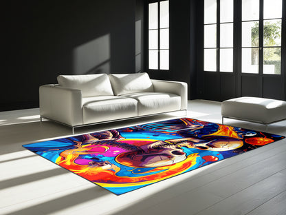 Neon Eruption Rug