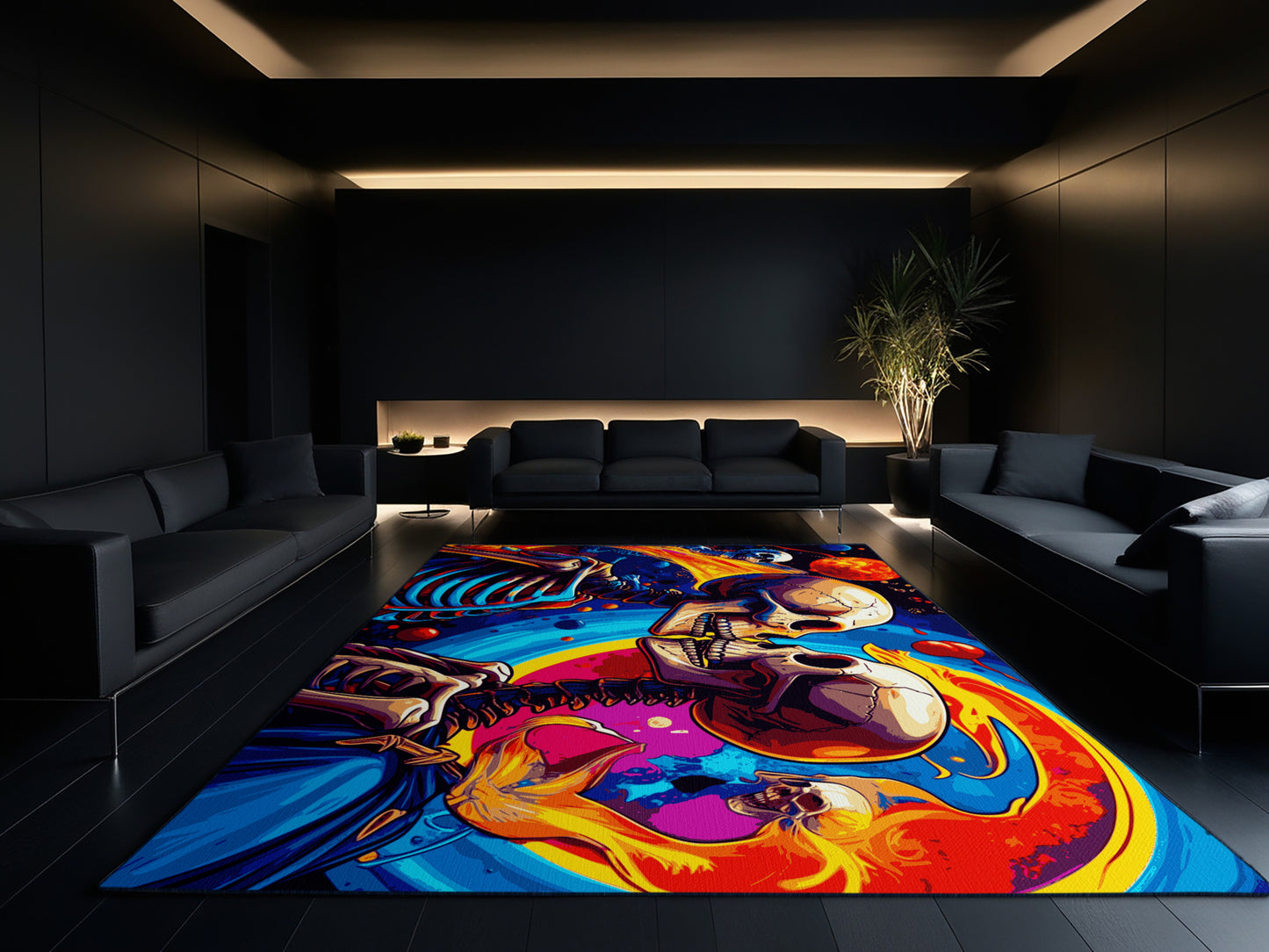 Neon Eruption Rug