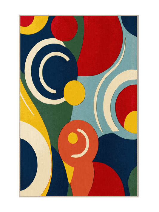 Retro Ruckus Bold Zing - Premium Sand Modern Area Rug | Plush & Washable Options | Rugolution Home Decor