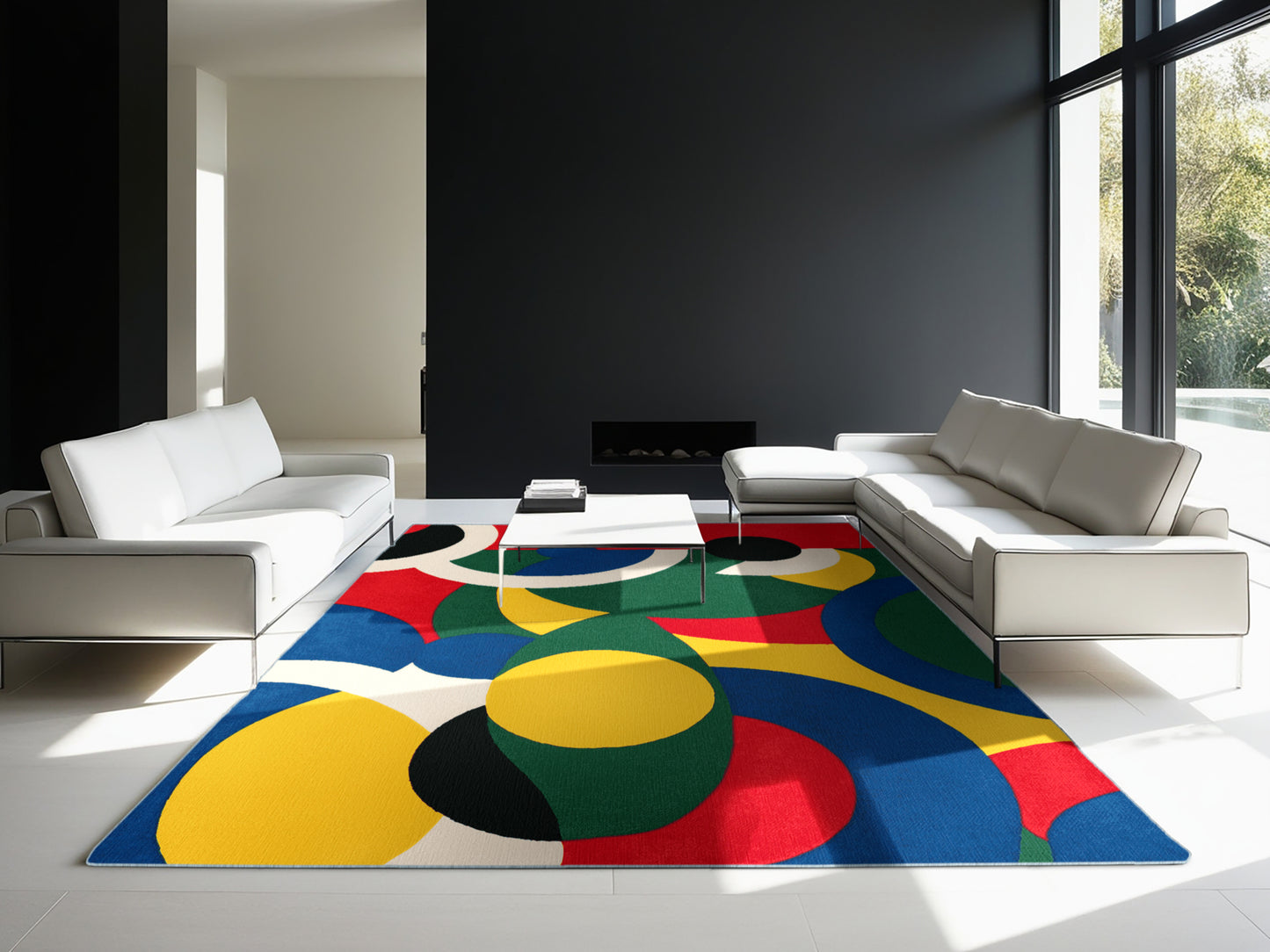 Bright Shuffle Rug