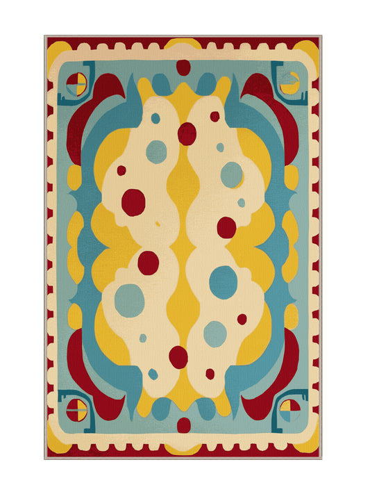 Retro Ruckus Funky Curl - Premium Deer Brown Modern Area Rug | Plush & Washable Options | Rugolution Home Decor