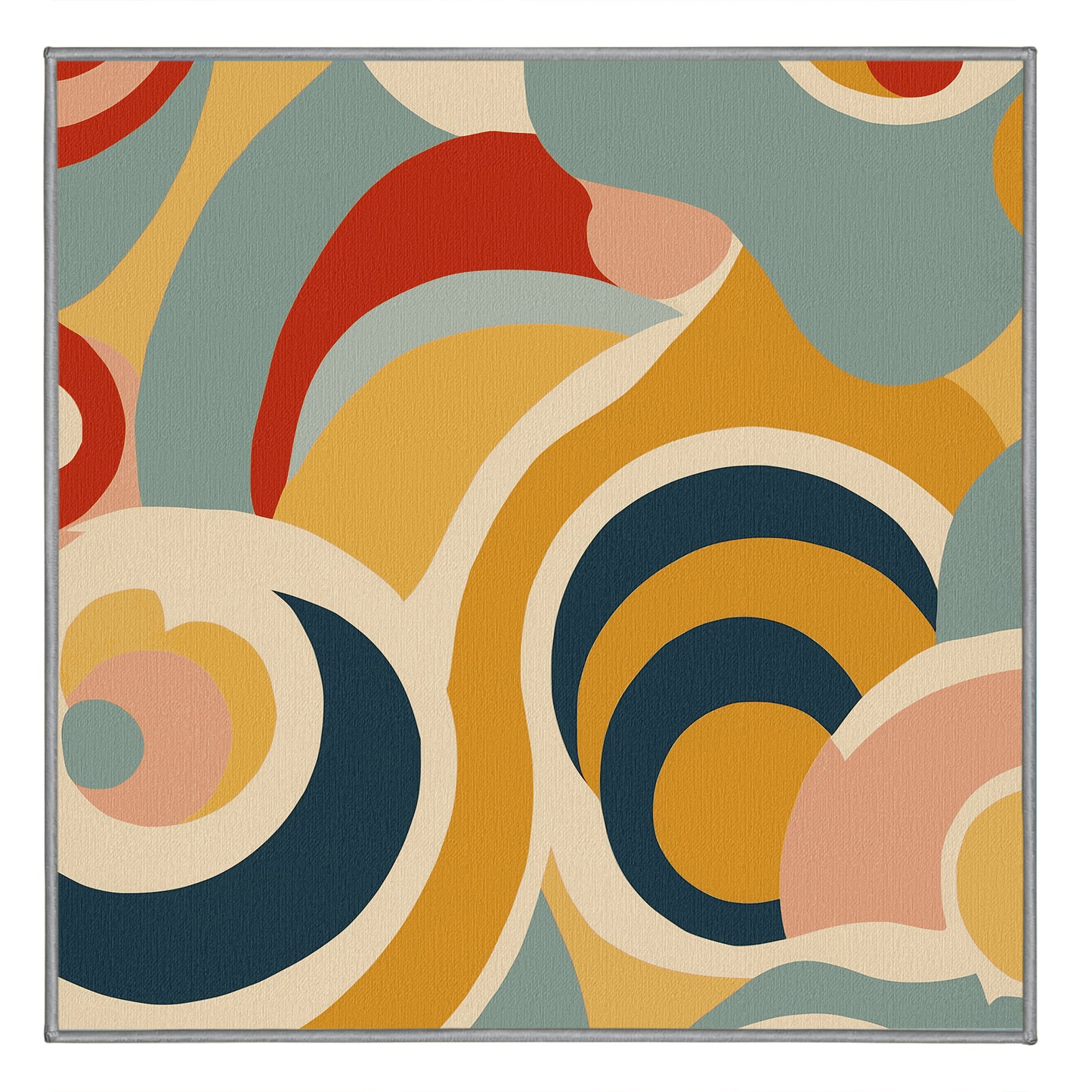 Vibrant Curl Rug