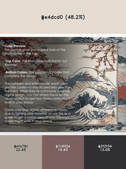 Shimmering Sakura Rug