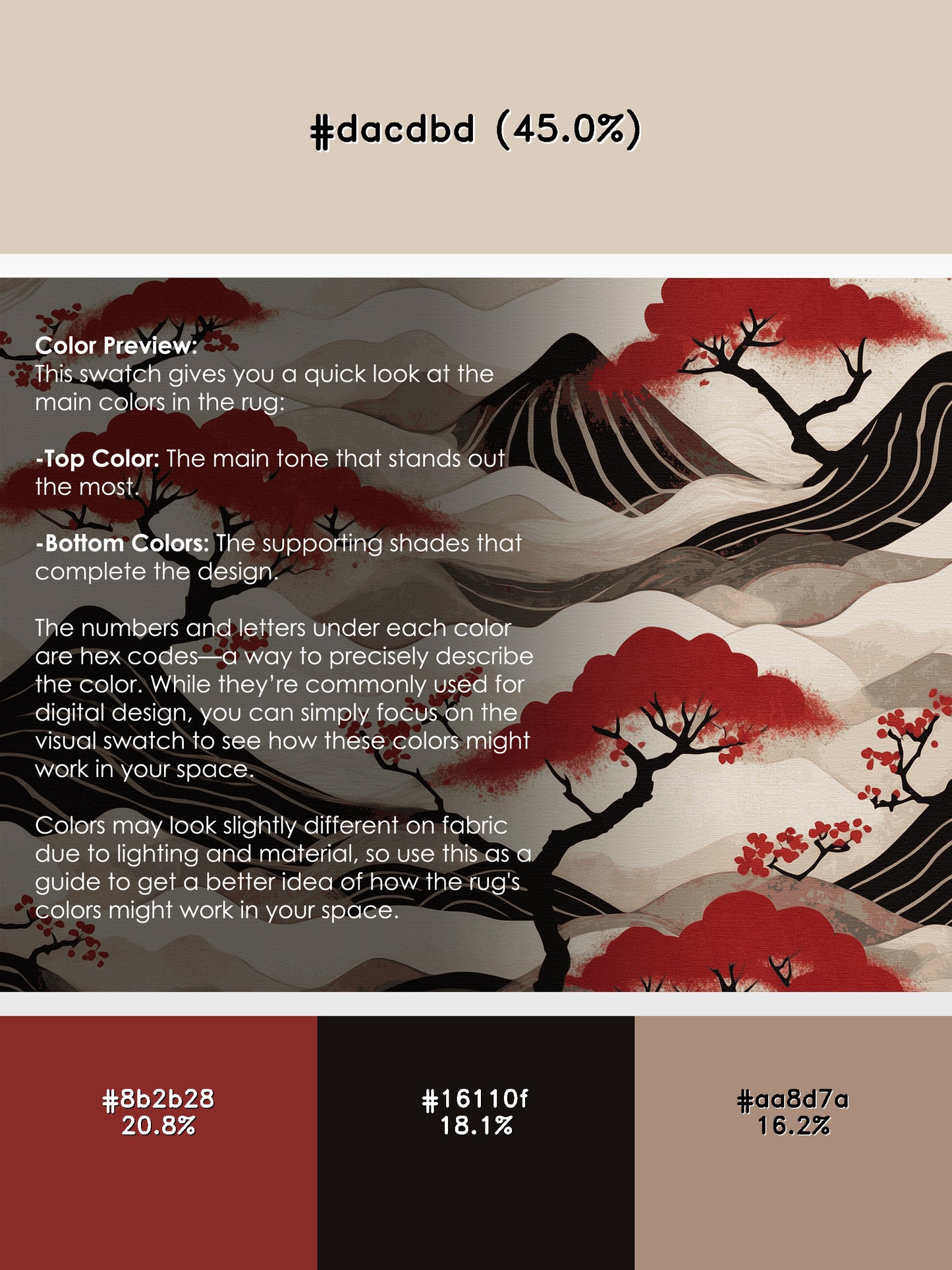 Windblown Blossom Rug