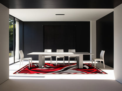 Abstract Prime Inferno Rug