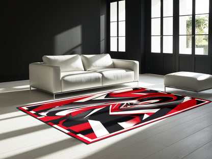 Ruby Reflection Rug