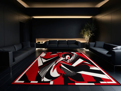 Ruby Reflection Rug