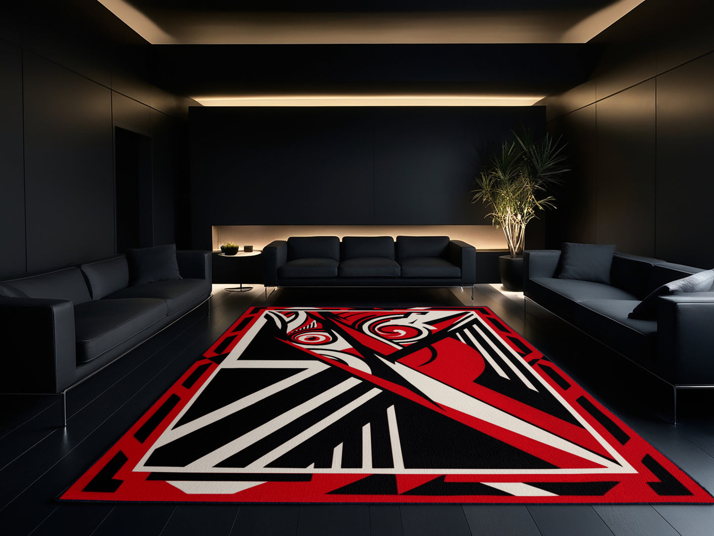 Nightfire Veil Rug