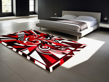 Crimson Eclipse Rug