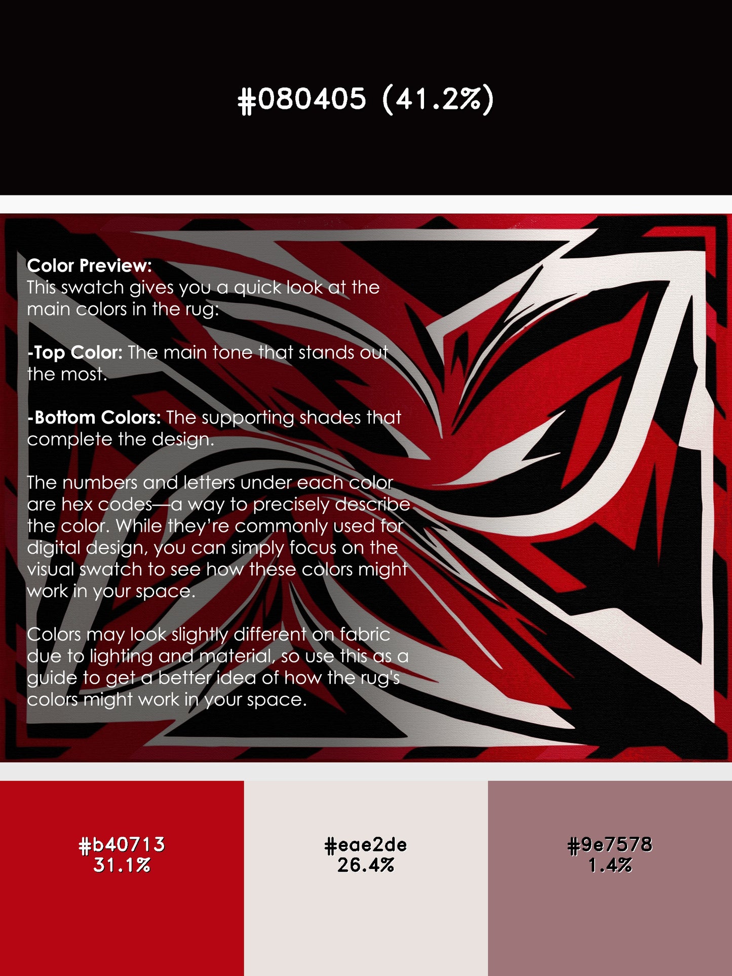 Bloodstone Mirage Rug