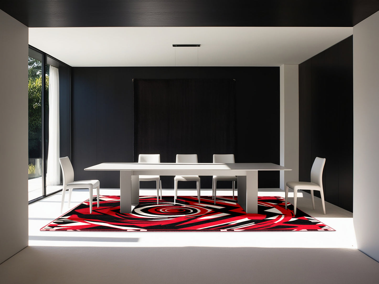 Scarlet Abyss Rug