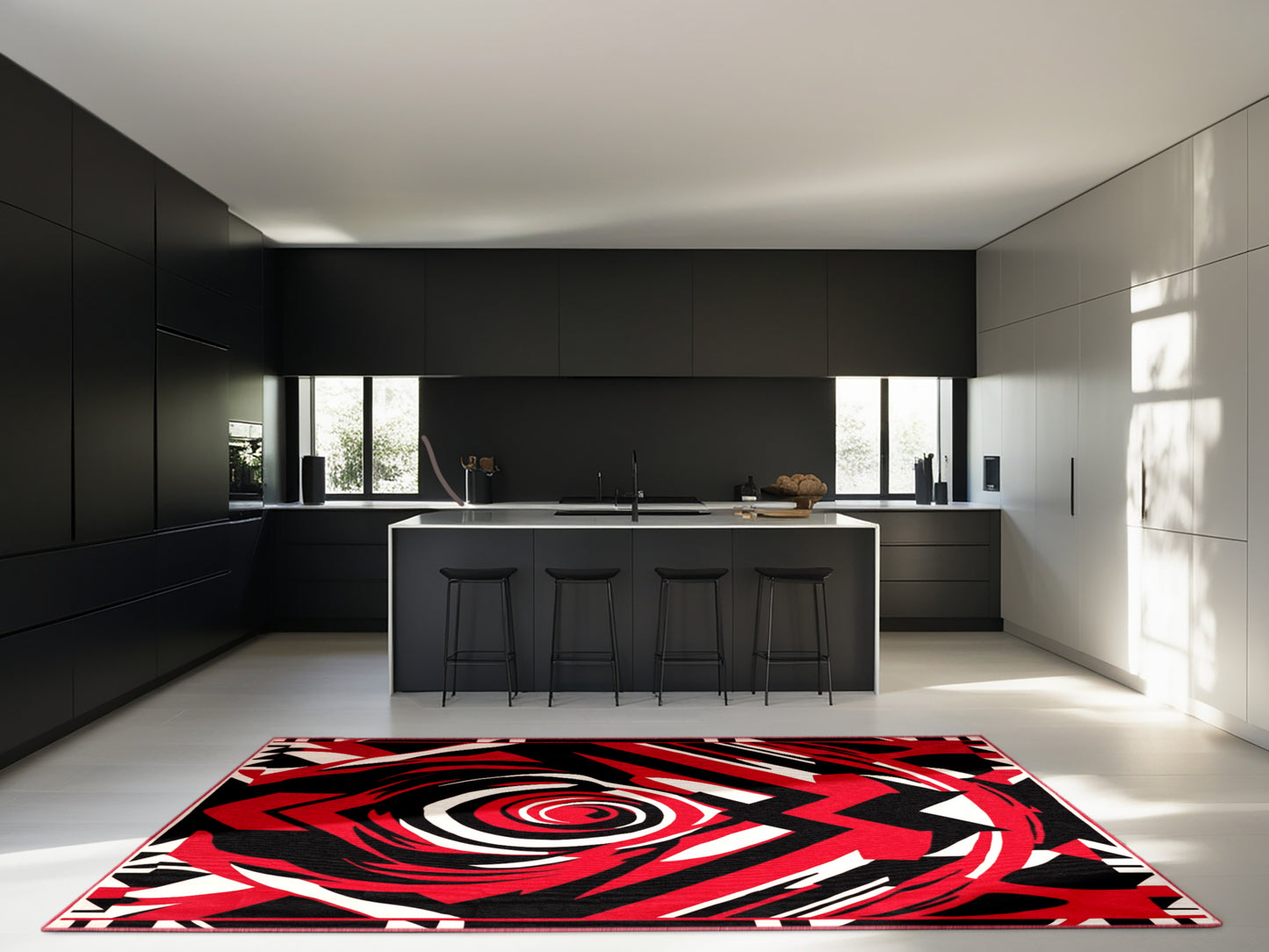 Scarlet Abyss Rug