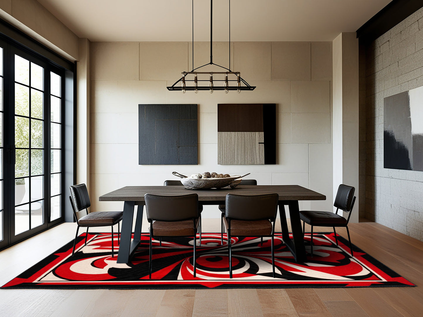 Obsidian Drift Rug