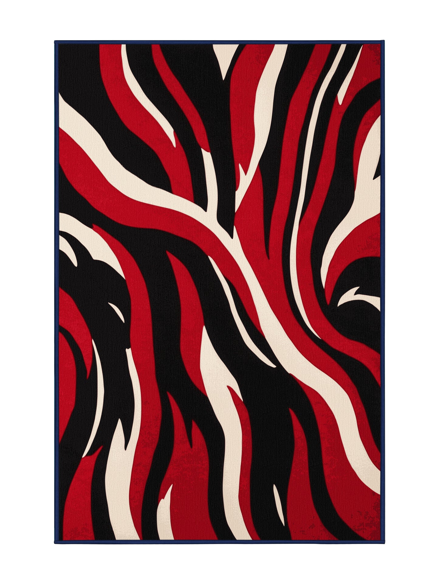 Scarlet Surrealism Endless Surreal - Premium Night Modern Area Rug | Plush & Washable Options | Rugolution Home Decor