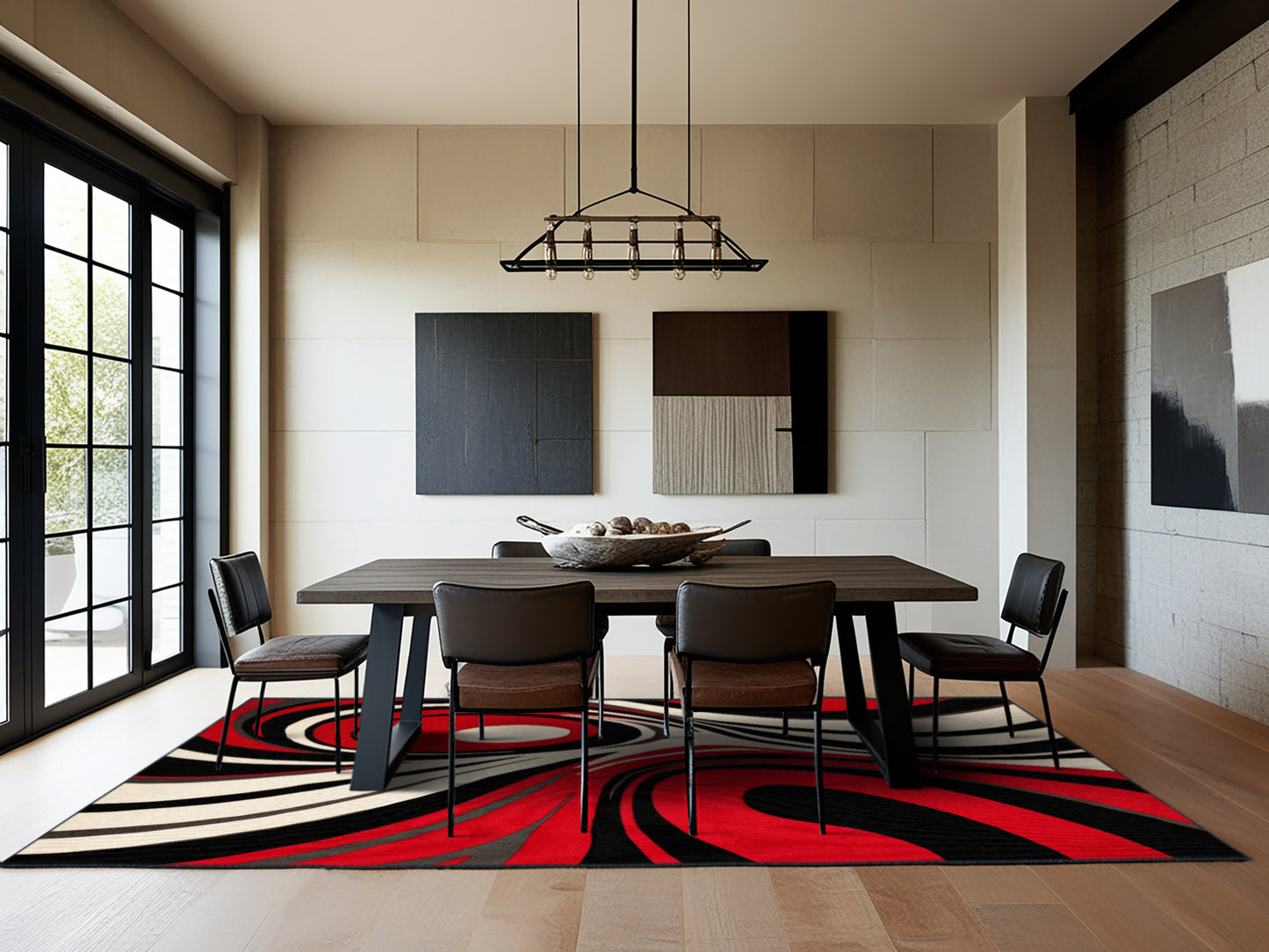 Scarlet Dusk Rug