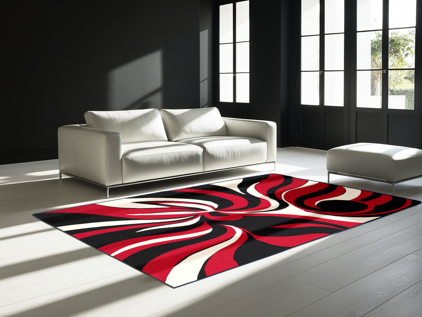 Flame Arc Rug