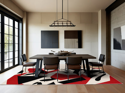 Scarlet Drift Rug