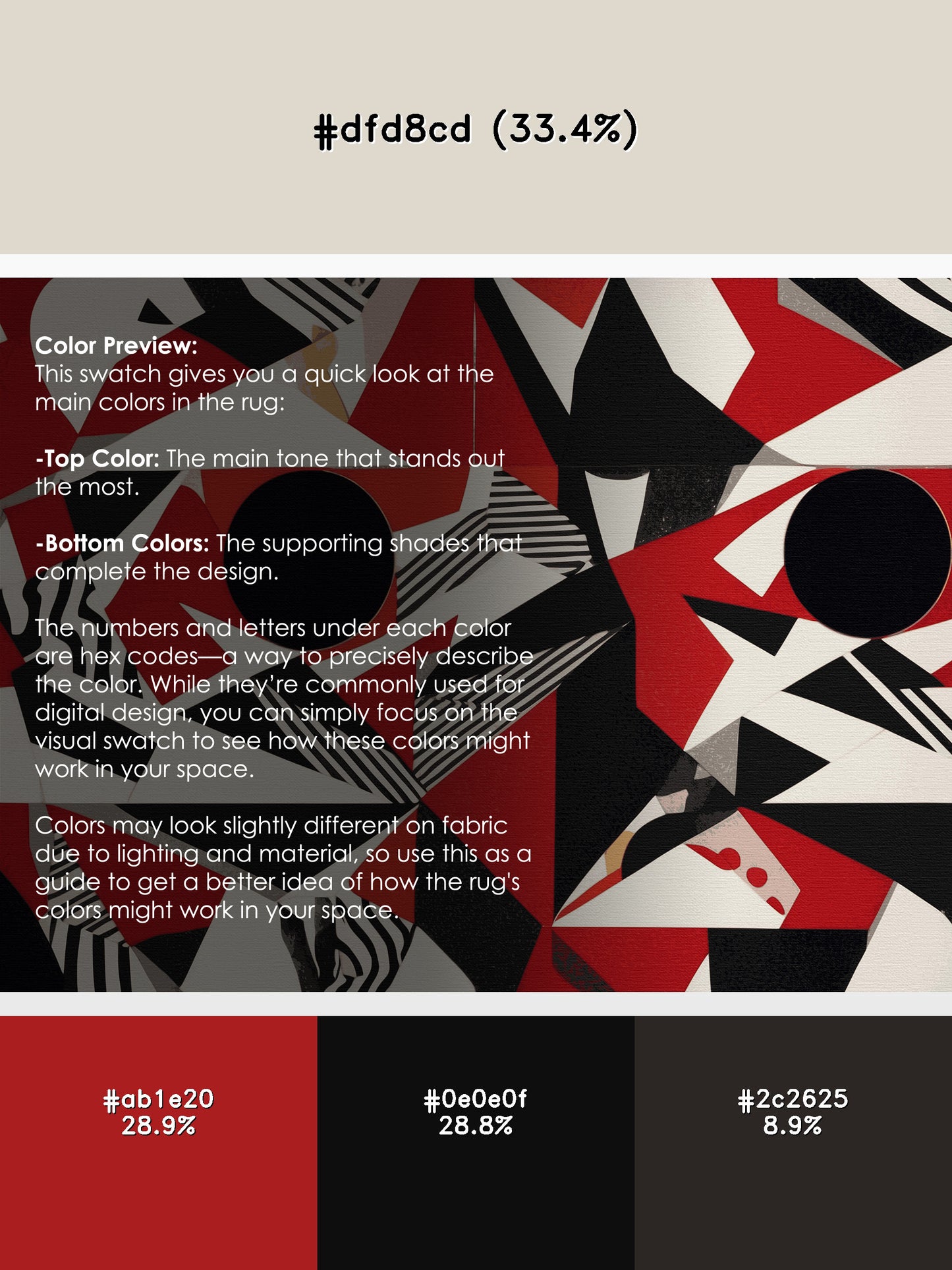 Solar Reflection Rug