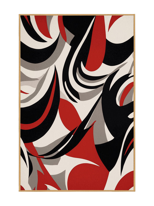 Scarlet Surrealism Celestial Fragment - Premium Chestnut Modern Area Rug | Plush & Washable Options | Rugolution Home Decor