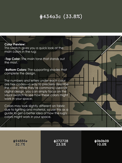 Vector Camo Rug