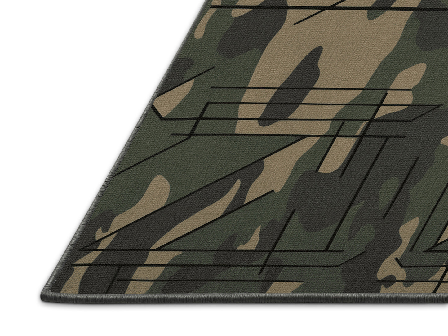 Camouflage Vertex Rug